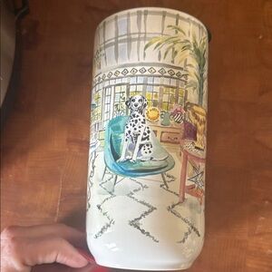 Punch studio  ceramic  to go mug NWT